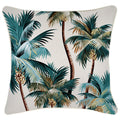 Cushion Cover-With Piping-Palm Trees Natural-45cm x 45cm V236-EP12204502WP