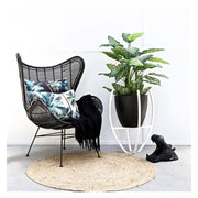 Cushion Cover-With Piping-Palm Trees Natural-45cm x 45cm V236-EP12204502WP