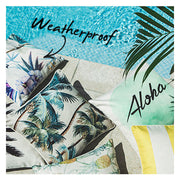 Cushion Cover-With Piping-Palm Trees Natural-45cm x 45cm V236-EP12204502WP