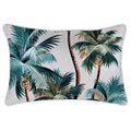 Cushion Cover-With Piping-Palm Trees White-35cm x 50cm V236-EP12204601WP