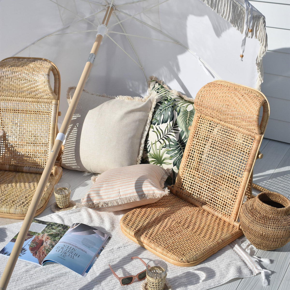 Cushion Cover-Coastal Fringe-Boracay-60cm x 60cm V236-EP13223203CF
