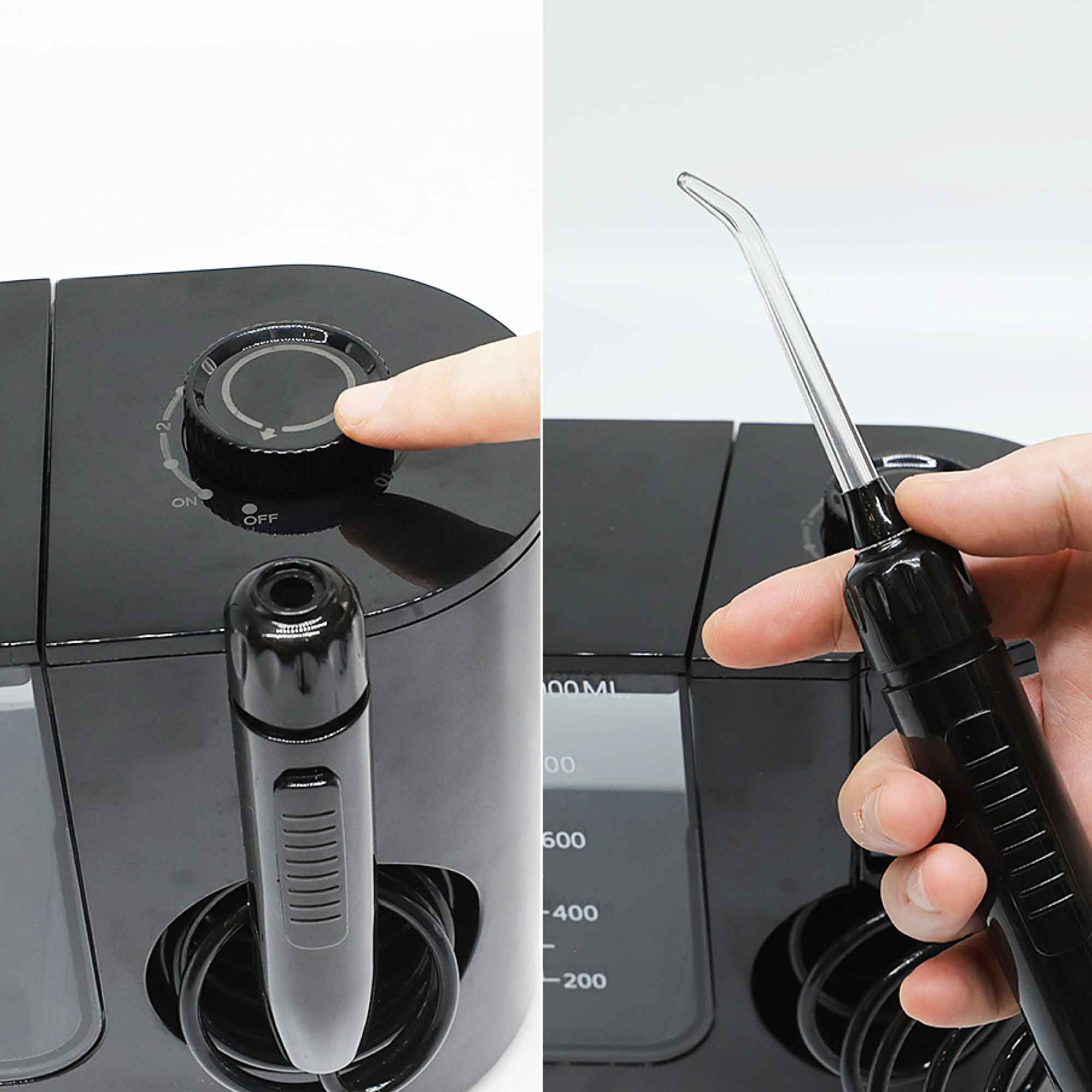 Orku 1000ml Water Flosser Electric Oral Irrigator - Adjustable Pressure Black V238-SUPDZ-109164920838