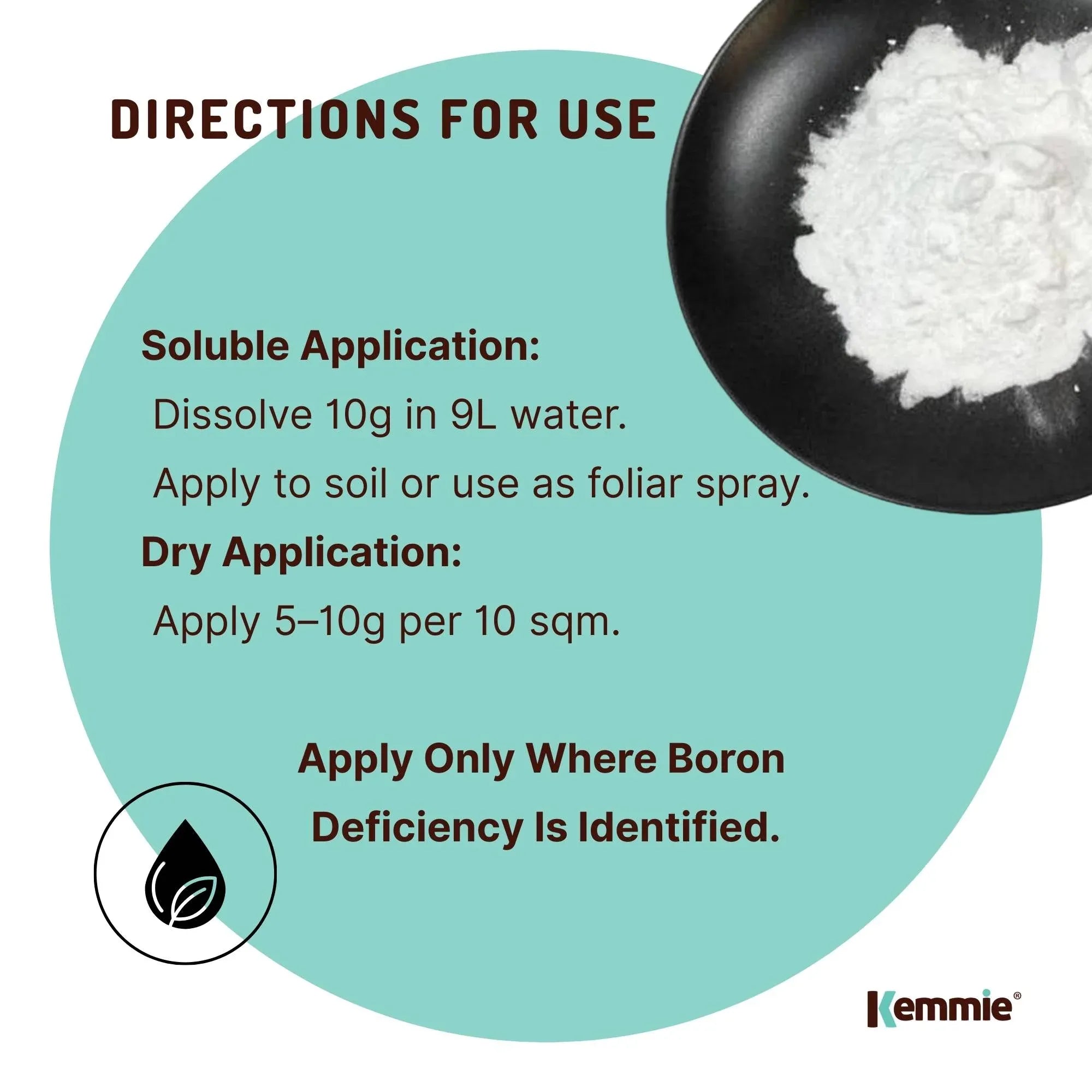 Kemmie 2Kg Boric Acid Powder 99.9% Pure - Soluble Orthoboric Acid H3BO3 V238-SUPDZ-1161650667526