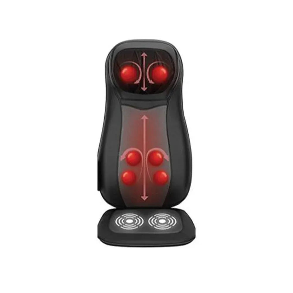 Orku Massager Cushion - Chair Seat Kneading Shiatsu Heat Massage Portable Car V238-SUPDZ-12284728410192