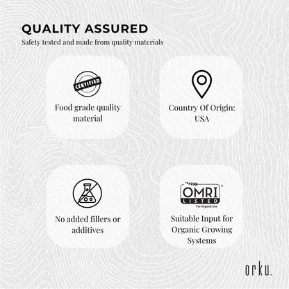 Orku 400g Fine Diatomaceous Earth - Food Grade FCC Fossil Shell Flour Powder V238-SUPDZ-12295728660560