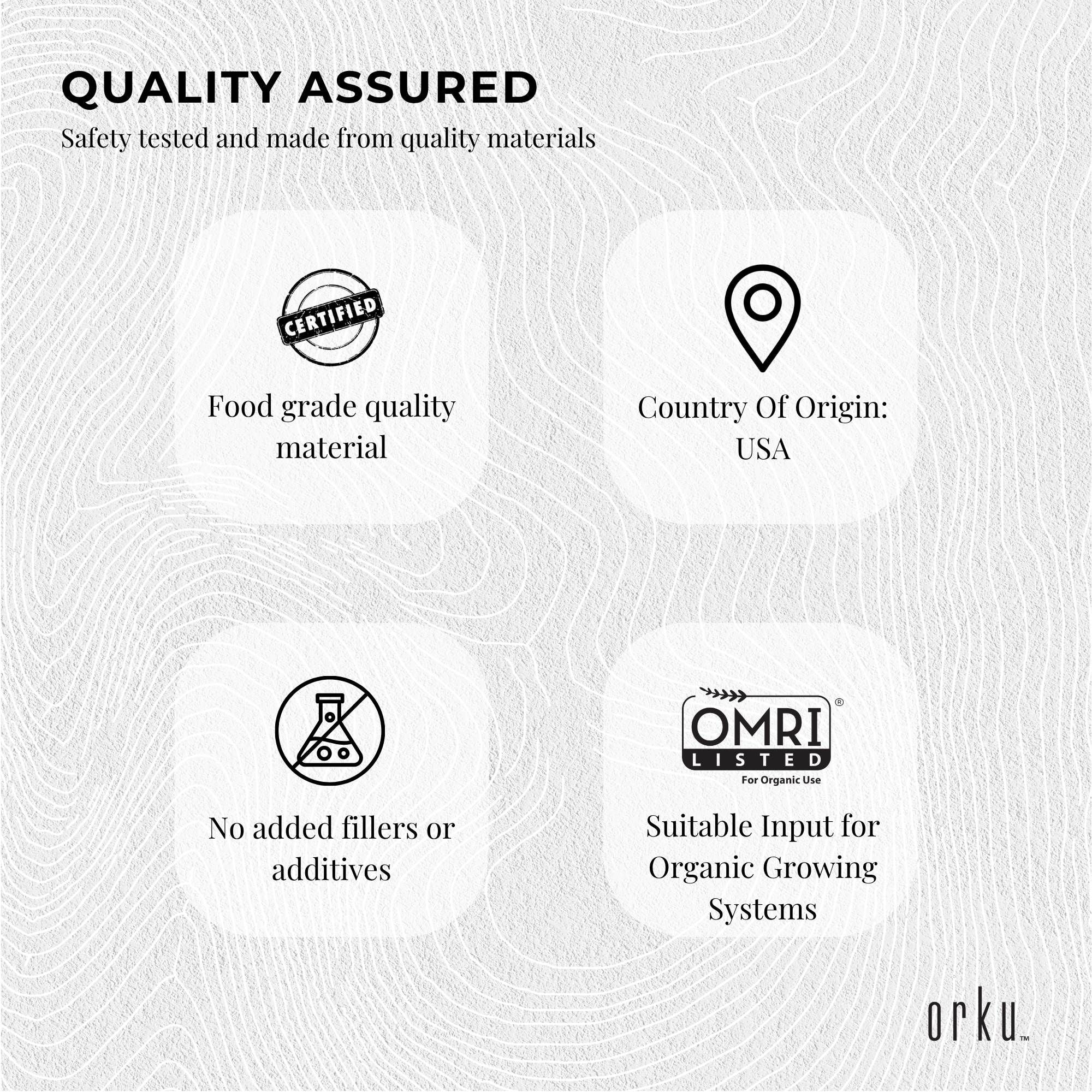 Orku 5Kg Fine Diatomaceous Earth - Food Grade FCC Fossil Shell Flour Powder V238-SUPDZ-12295728857168