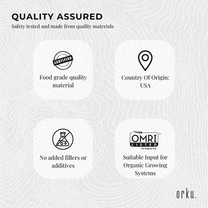 Orku 5Kg Fine Diatomaceous Earth - Food Grade FCC Fossil Shell Flour Powder V238-SUPDZ-12295728857168