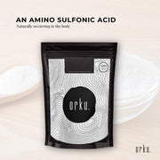 Orku 50g Taurine Powder - High Purity L-Taurine Amino Acid Ingredient V238-SUPDZ-1230330200070