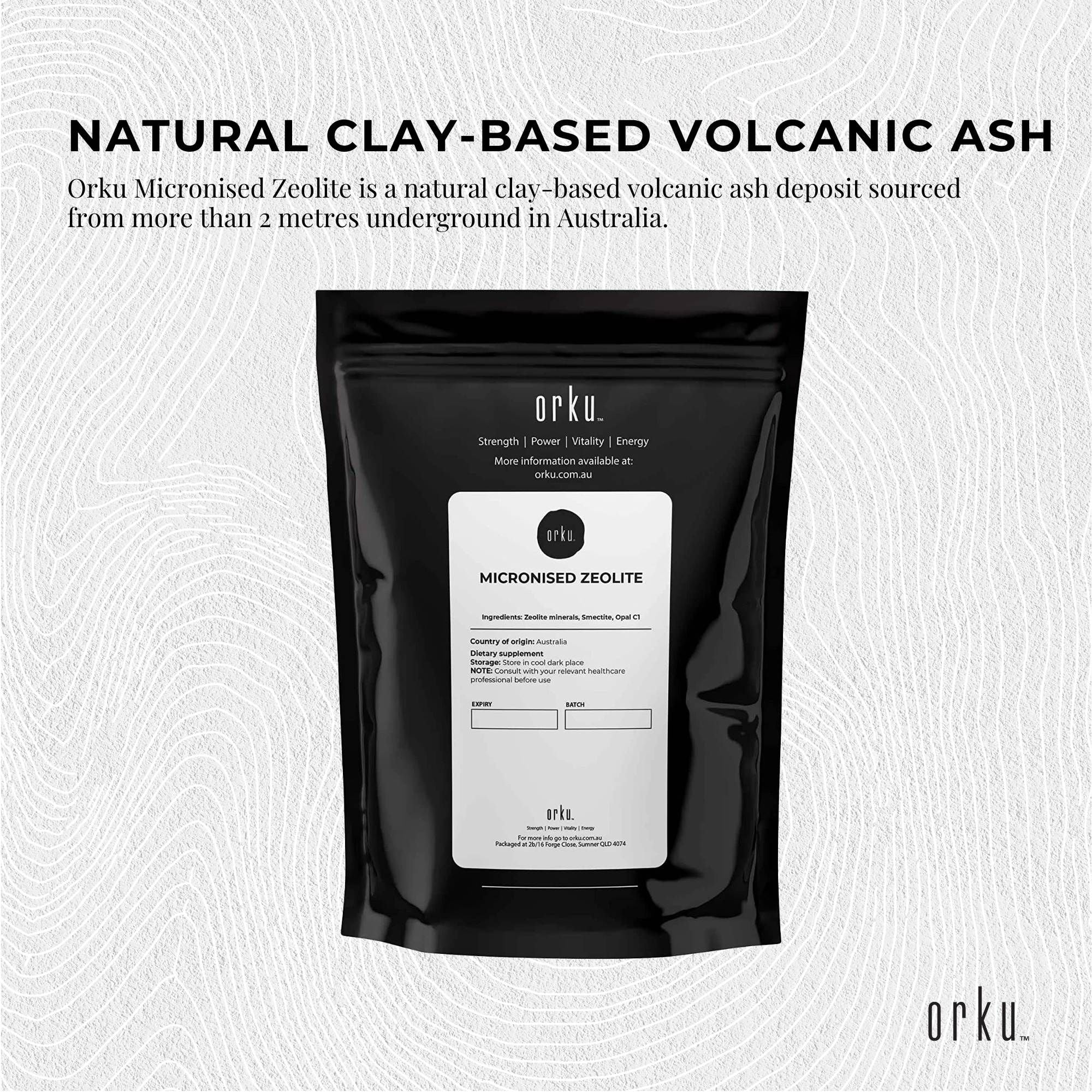 Orku 400g Ultrafine Micronised Zeolite Powder - Natural Clinoptilolite Mineral V238-SUPDZ-12305272373328