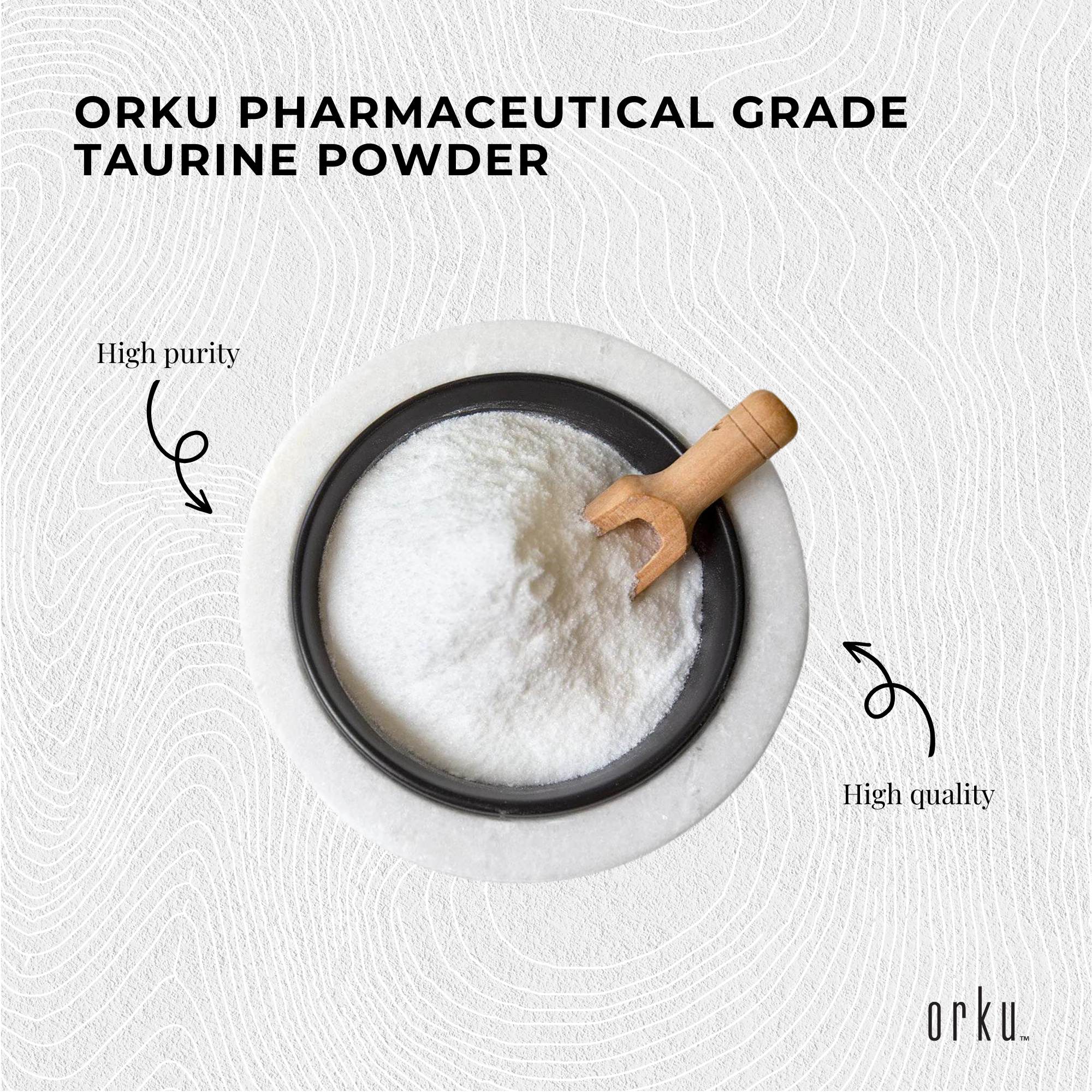 Orku 400g Taurine Powder - High Purity L-Taurine Amino Acid Ingredient V238-SUPDZ-1230660861958