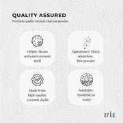 Orku 50g Activated Carbon Powder Coconut Charcoal - Water Filtration V238-SUPDZ-12594314870864