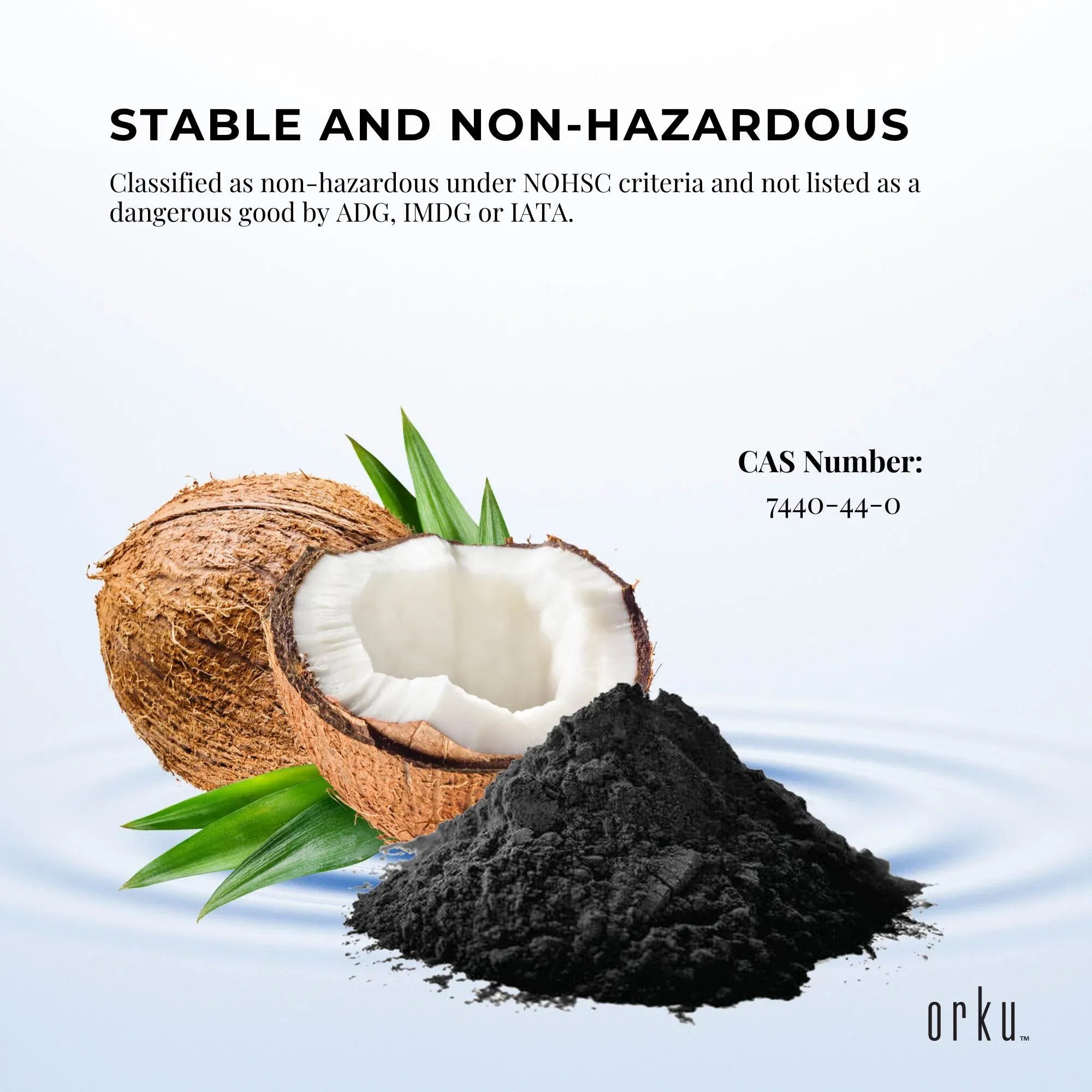 Orku 400g Activated Carbon Powder Coconut Charcoal - Water Filtration V238-SUPDZ-12594314903632