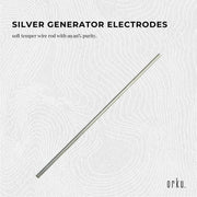 2x 7" Silver Rods 18 Gauge 99.99% High Purity Fine Soft Wire Colloidal Electrode V238-SUPDZ-12865432682576