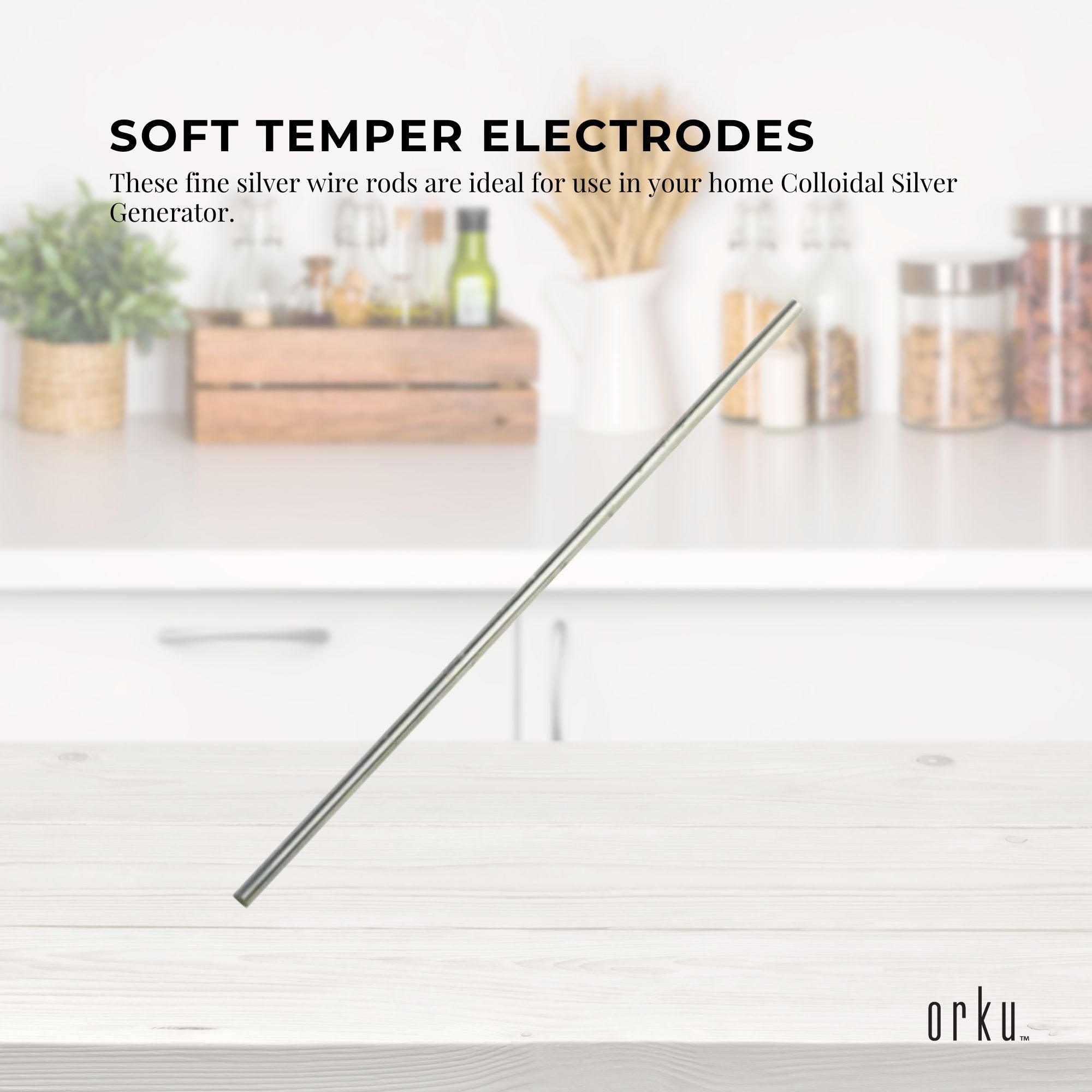2x 7" Silver Rods 18 Gauge 99.99% High Purity Fine Soft Wire Colloidal Electrode V238-SUPDZ-12865432682576