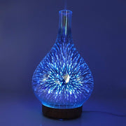 Essential Oil Aroma Diffuser - Mirror 3D Fireworks USB Aromatherapy Mist Humidifier V238-SUPDZ-12878460125264