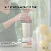 For Nutribullet Small Short Little 18 Oz Cup - For 600W + 900W Model Replacement V238-SUPDZ-16803224582