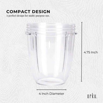 For Nutribullet Small Short Little 18 Oz Cup - For 600W + 900W Model Replacement V238-SUPDZ-16803224582