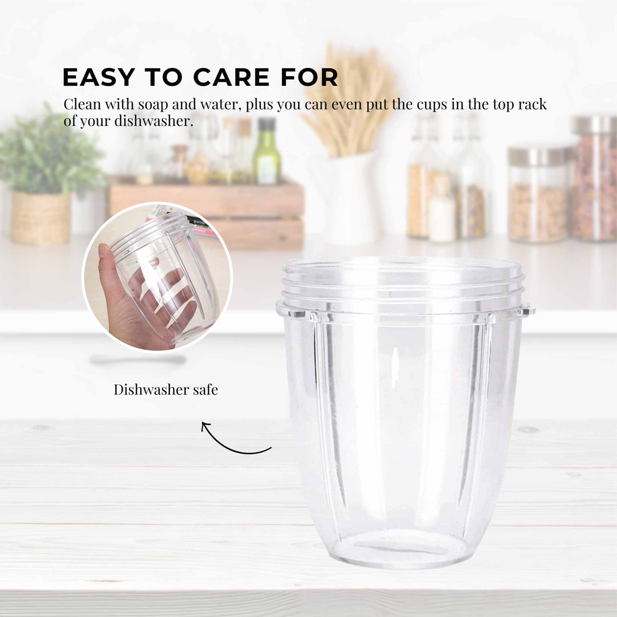For Nutribullet Small Short Little 18 Oz Cup - For 600W + 900W Model Replacement V238-SUPDZ-16803224582