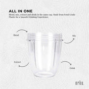 For Nutribullet Small Short Little 18 Oz Cup - For 600W + 900W Model Replacement V238-SUPDZ-16803224582