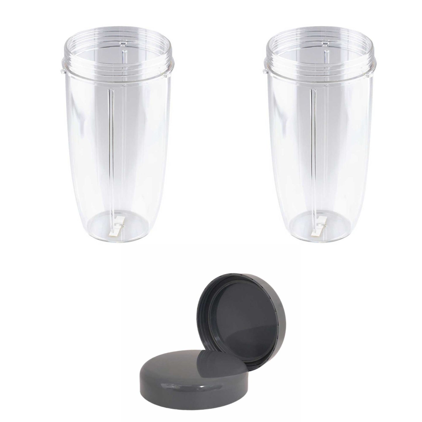 For Nutribullet 2 Tall Cups + 2 Stay Fresh Lid For Nutri 600 and 900 Models V238-SUPDZ-16803255238