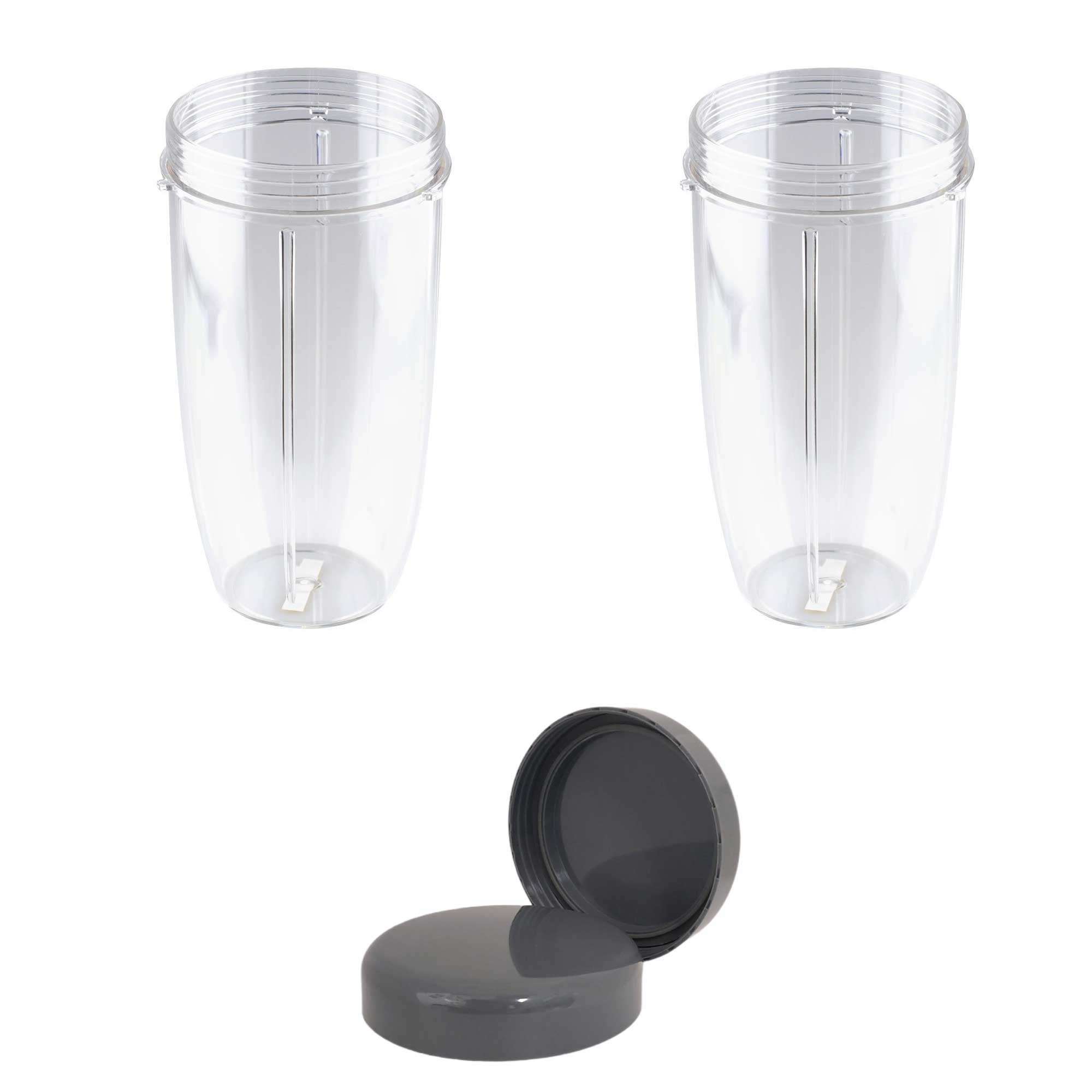 For Nutribullet 2 Tall Cups + 2 Stay Fresh Lid For Nutri 600 and 900 Models V238-SUPDZ-16803255238