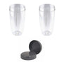 For Nutribullet 2 Tall Cups + 2 Stay Fresh Lid For Nutri 600 and 900 Models V238-SUPDZ-16803255238