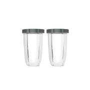 For Nutribullet 2 Tall Cups + 2 Stay Fresh Lid For Nutri 600 and 900 Models V238-SUPDZ-16803255238