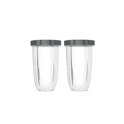 For Nutribullet 2 Tall Cups + 2 Stay Fresh Lid For Nutri 600 and 900 Models V238-SUPDZ-16803255238