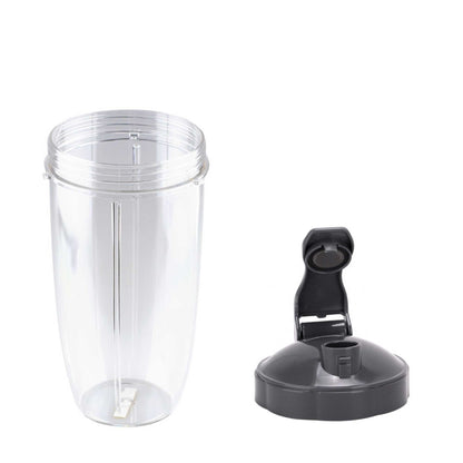 For Nutribullet Tall Large Big Cup 24Oz + Fliptop Lid - For Nutri 600 and 900 V238-SUPDZ-16803310662