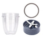 For Nutribullet Short Cup + Extractor Blade + Grey Seal - For 900 and 600 Models V238-SUPDZ-16803414470