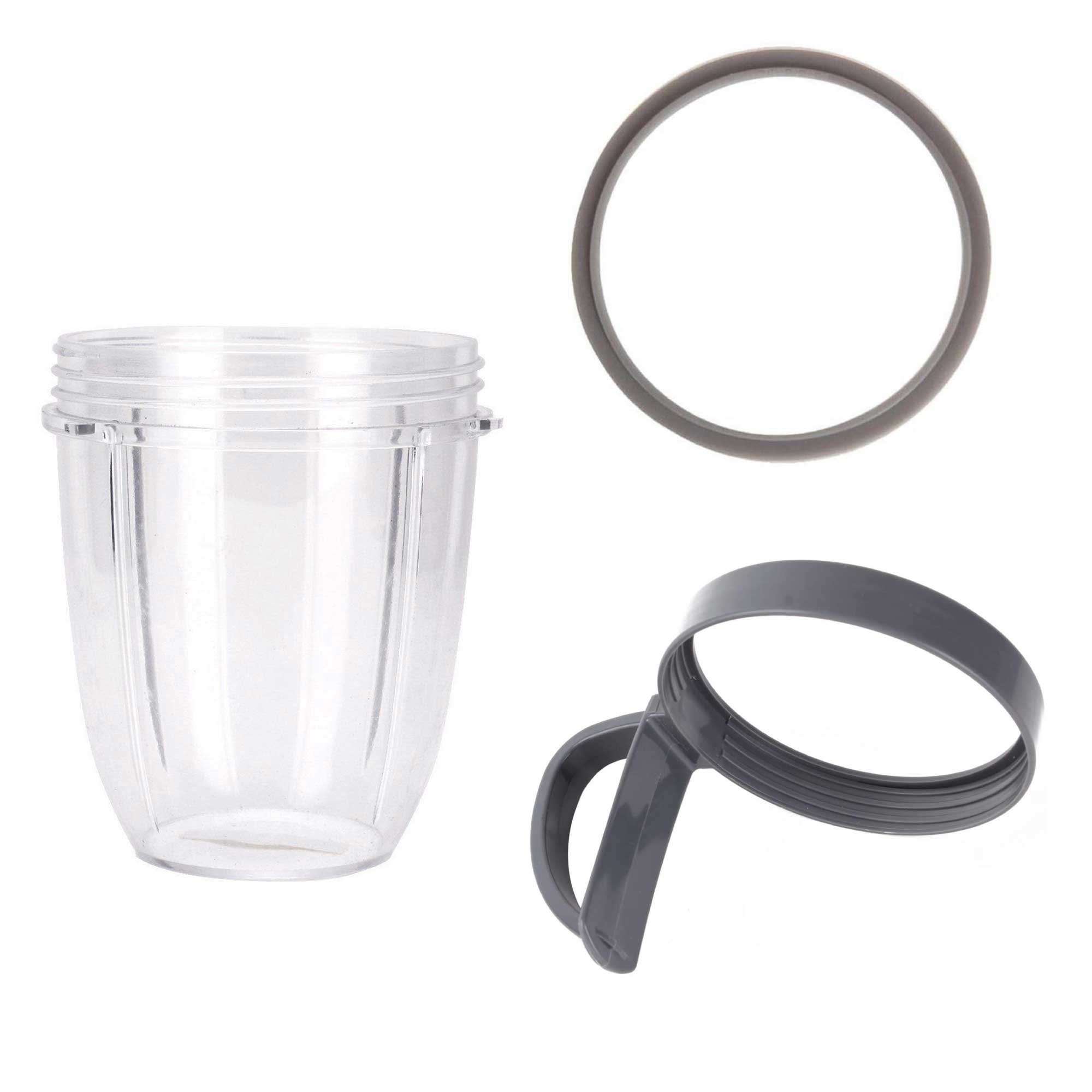 For Nutribullet Short Cup + Handheld Lip Ring + Grey Seal 900 and 600 Models V238-SUPDZ-16803416966