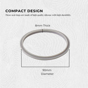 For Nutribullet Short Cup + Handheld Lip Ring + Grey Seal 900 and 600 Models V238-SUPDZ-16803416966