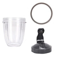 For Nutribullet Short Cup + Fliptop Lid + Grey Seal - For 900 and 600 Models V238-SUPDZ-16803423494