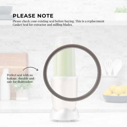 For Nutribullet Short Cup + Fliptop Lid + Grey Seal - For 900 and 600 Models V238-SUPDZ-16803423494