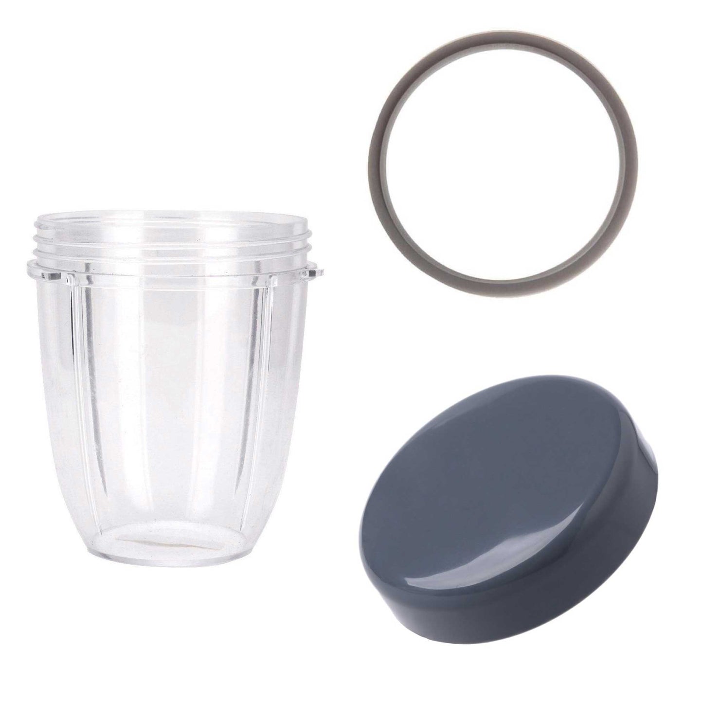 For Nutribullet Short Cup + Stay Fresh Lid + Grey Seal - For 900 and 600 Models V238-SUPDZ-16803424646
