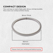 4x Grey Gasket Seal Ring Compatible with Nutribullet 600 900 1200W 90mm V238-SUPDZ-16803473030