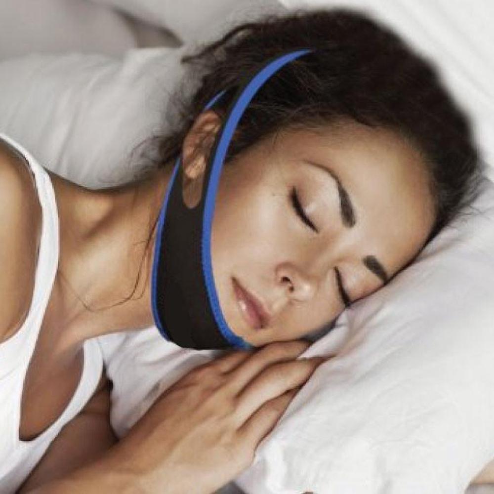 Anti Snoring Aid Adjustable Chin Strap - Jaw Brace Sleep Aid Device V238-SUPDZ-16803476166