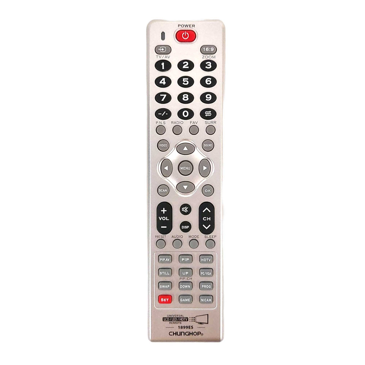 Chunghop TV Universal Remote Control Compatible with Mitsubishi Nikon LCD HD V238-SUPDZ-19034121990