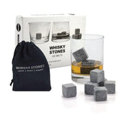 Whiskey Stones Ice Melts - 9 Reusable Natural Marble Chilling Scotch Rocks Cubes V238-SUPDZ-19337846325328