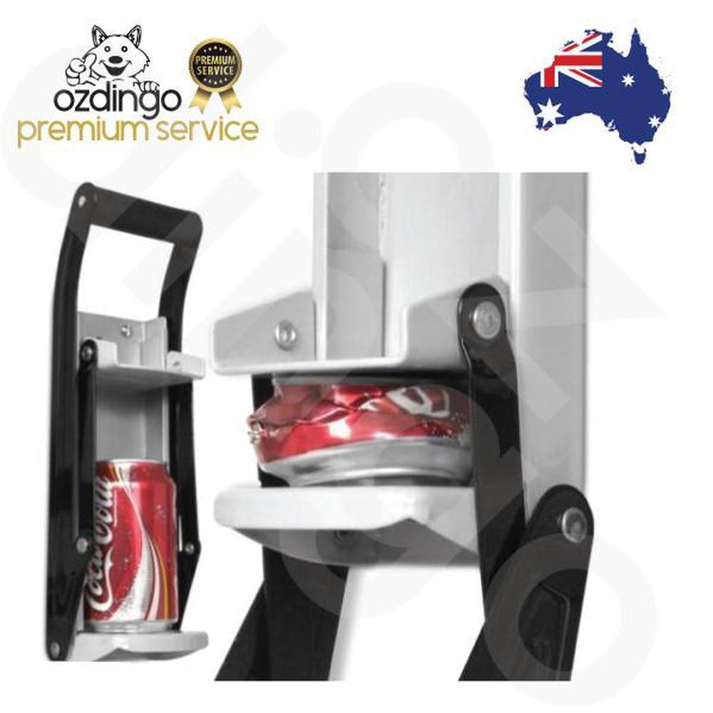 2x Aluminium Can Crusher - 16oz Beer Soda Smasher - Wall Mounted Bottle Opener V238-SUPDZ-20998575494