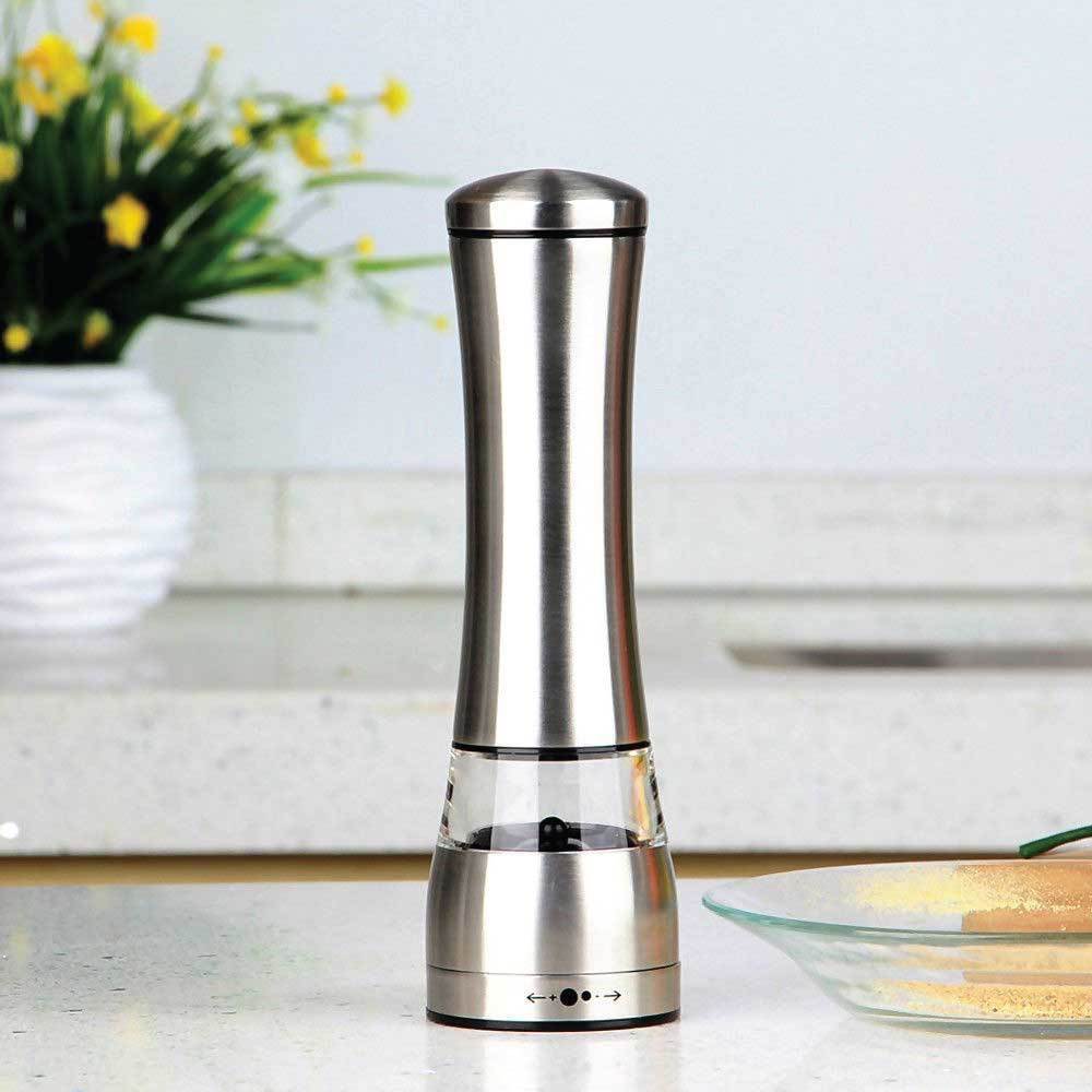 Electric Battery Salt or Pepper Grinder Adjustable Shakers Automatic Stainless Mill V238-SUPDZ-21138312462416