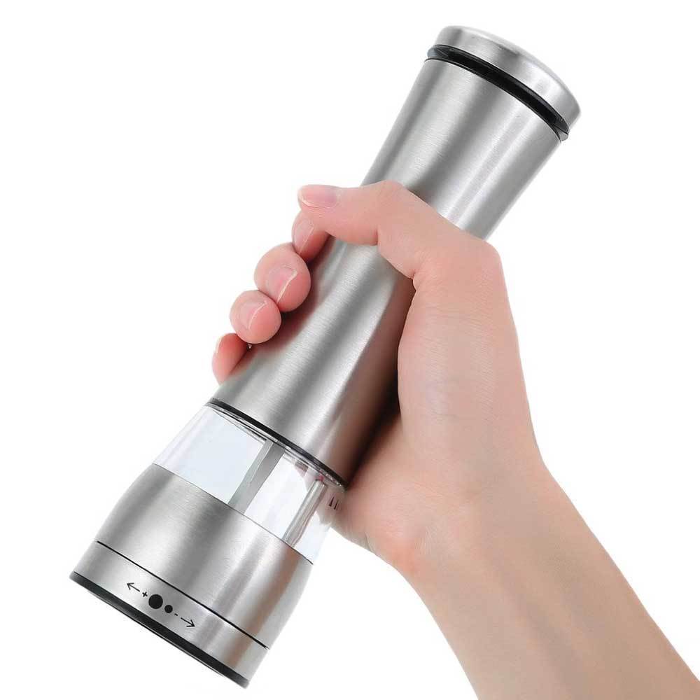 Electric Battery Salt or Pepper Grinder Adjustable Shakers Automatic Stainless Mill V238-SUPDZ-21138312462416