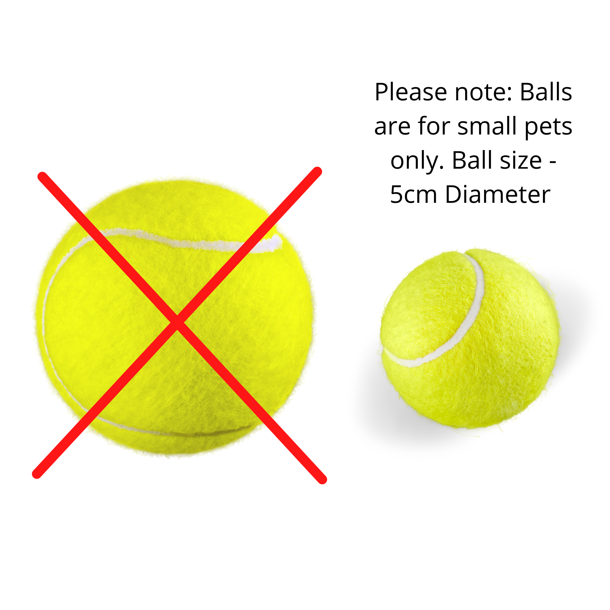 6 Pack Replacement Balls For Interactive Hyper Fetch Mini All For Paws V238-SUPDZ-21283681042512