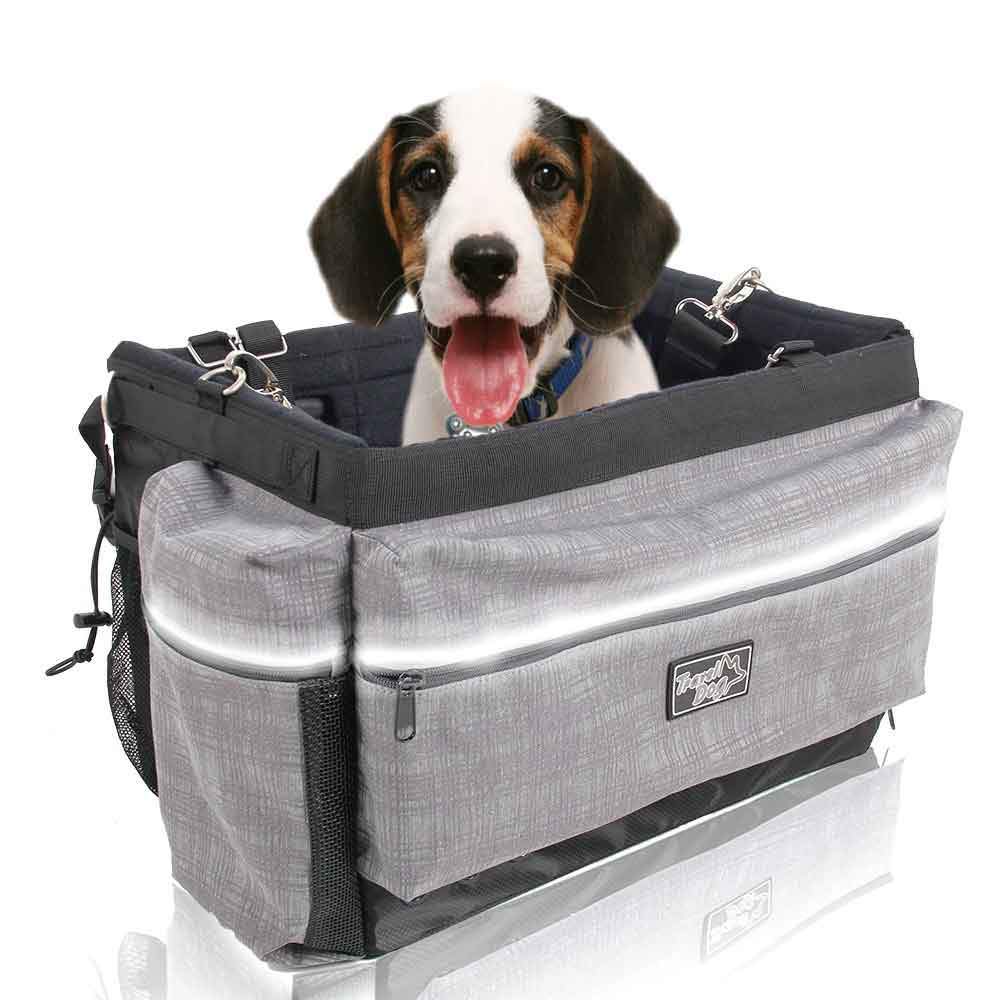 Small Dog Bicycle Mount Bag - Pet Travel Carrier Basket - Bike Riding Seat V238-SUPDZ-21448909357136