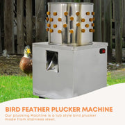 Rooster Farms 30cm Small Bird Feather Plucker Machine Quail Pigeon Defeathering V238-SUPDZ-21675264114768