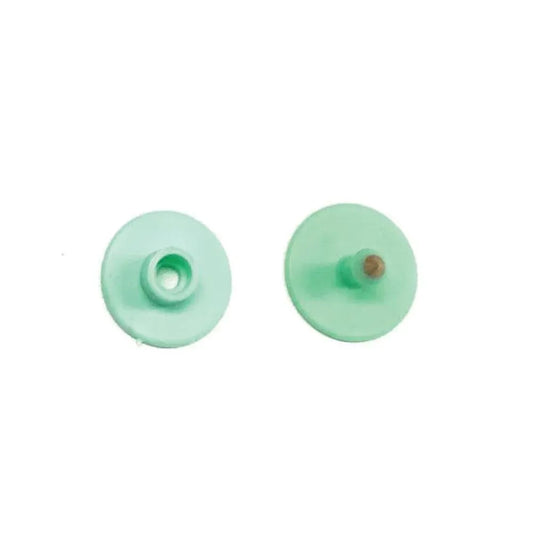 100x Cattle Ear Tags Set - Round Green Blank Pig Sheep Goat Cow Livestock Label V238-SUPDZ-21828801855568