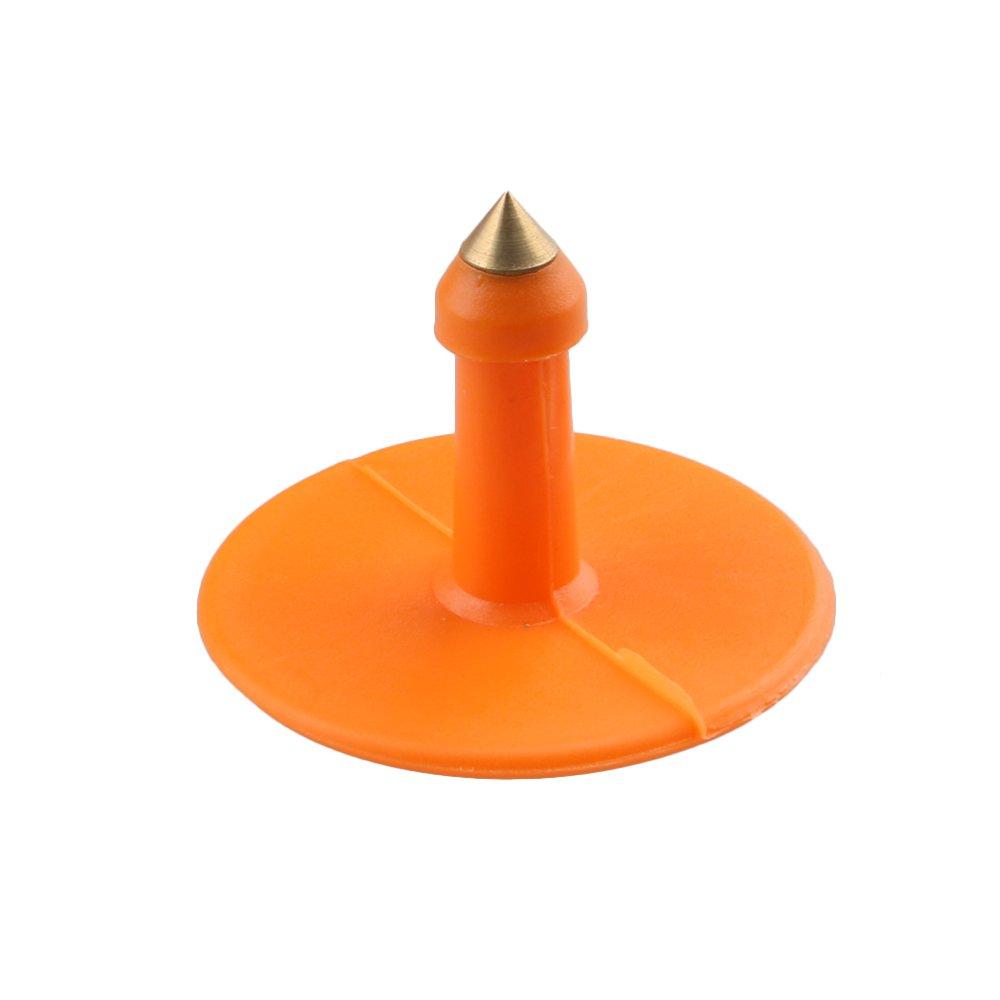100x Cattle Ear Tags 6x7cm Set - Medium Orange Blank Cow Sheep Livestock Label V238-SUPDZ-21894711476304