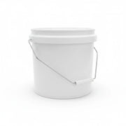 Kitchee Bulk 10x 10L Plastic Buckets + Lids - Empty White With Handle Large Pail V238-SUPDZ-21934188101712