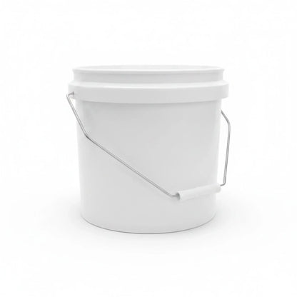 Kitchee Bulk 10x 10L Plastic Buckets + Lids - Empty White With Handle Large Pail V238-SUPDZ-21934188101712