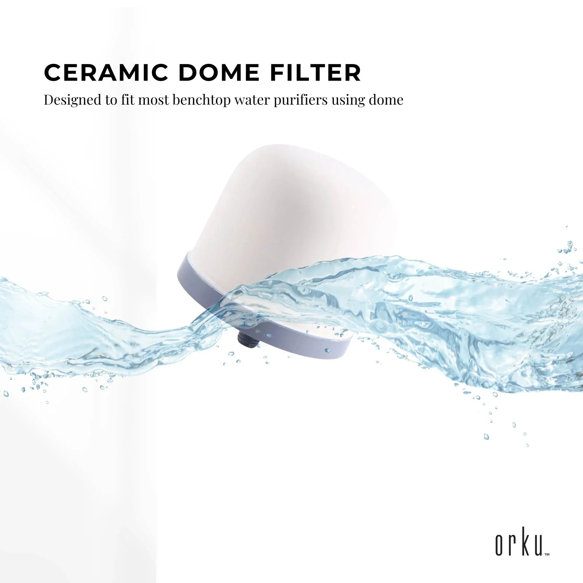 Orku Ceramic Dome Filter Cartridge Replacement for 8-Stage Benchtop Systems V238-SUPDZ-23228234758